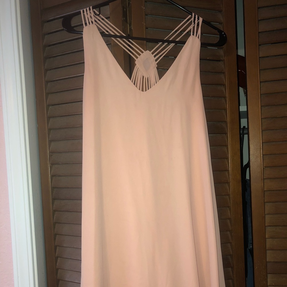 Pastel pink dress